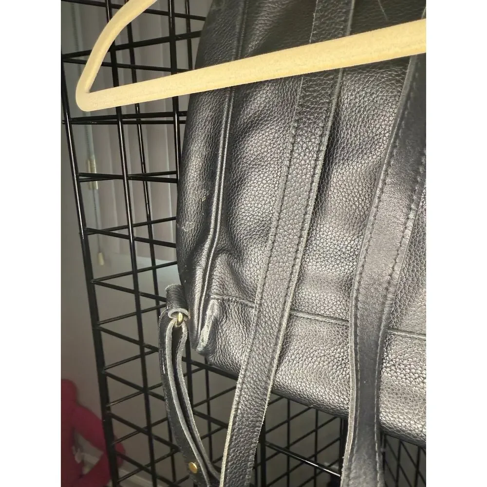 Vintage Longchamp Leather Backpack